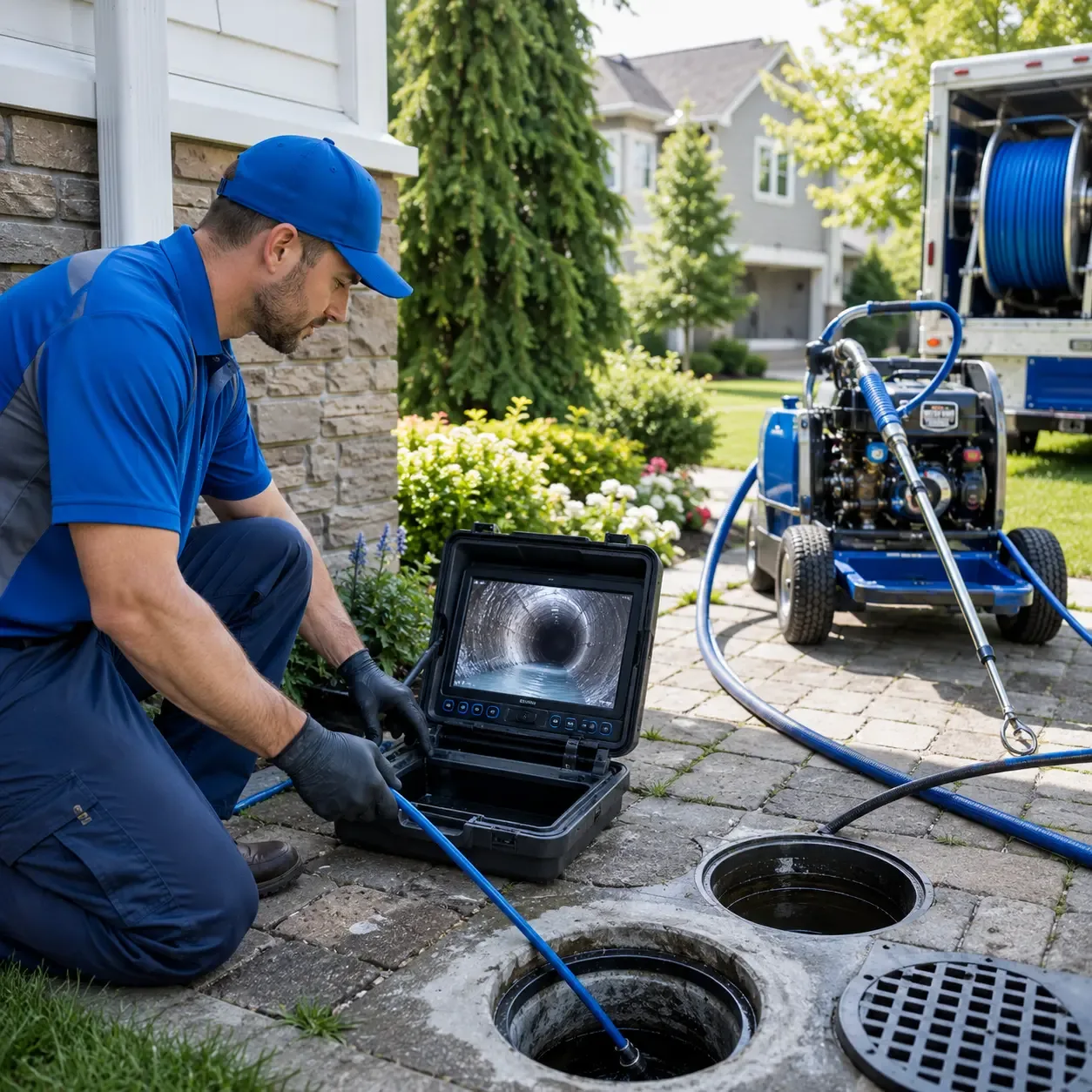 Outdoor drain cleaning professionals serving West Sayville, NY
